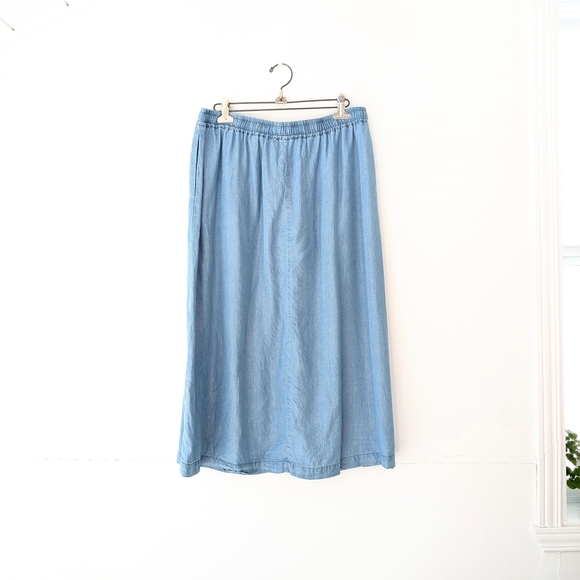 Simons Contemporaine Tencel Lyocell Midi Skirt ~ Size Large - Picture 5 of 8